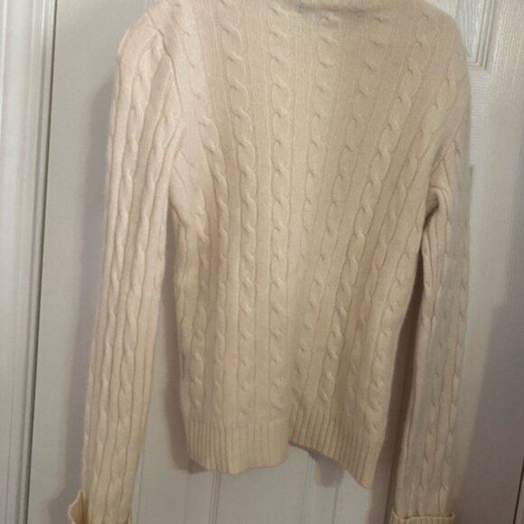 Ralph Lauren 100% Cashmere Cable knit Sweater - Picture 8 of 10